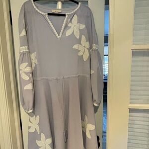 Tory Burch Purple Long Sleeve Dress
